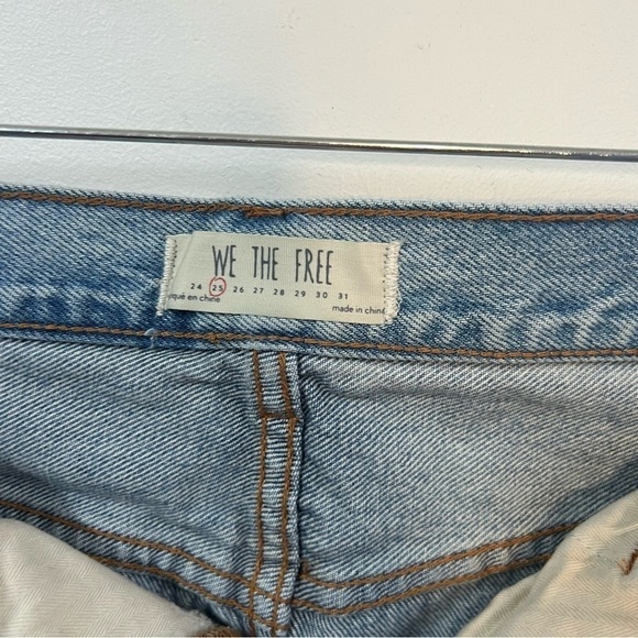 We the Free Relaxed and Destroyed Denim Mini Skirt - Picture 6 of 10